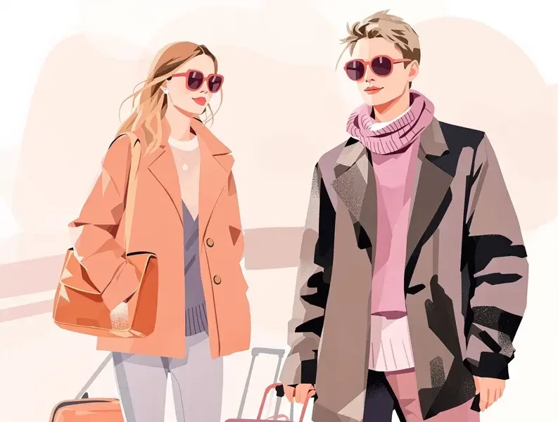 机场穿搭图集：私服品味大比拼